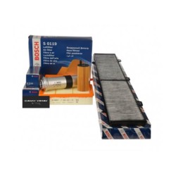 بي ام دبليو E90 320d 2006-2009 177 حصان طقم فلتر صيانة دورية ح خالي من الزيت
