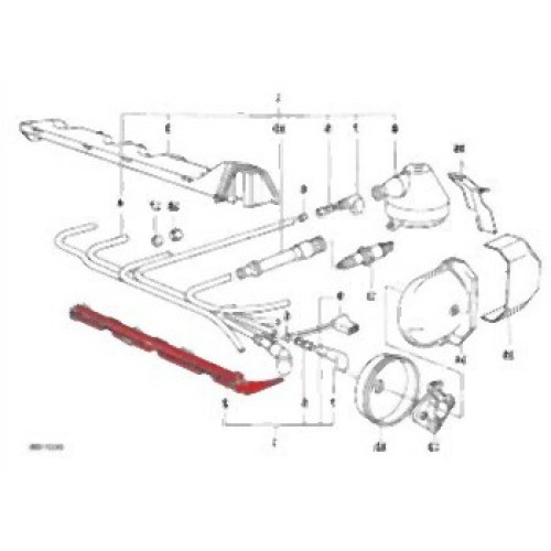 BMW E30 E34 E36 M40 سبارك كبل التوصيل السفلي الإسكان 12121727688