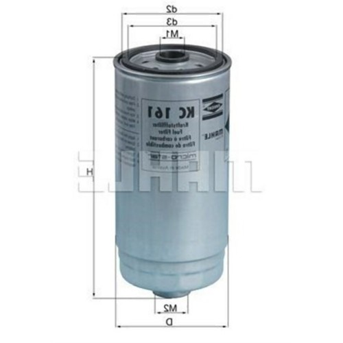 BMW E30 E34 M21 Antes de 12 1988 Filtro de combustible diesel 13322241303 MAHLE