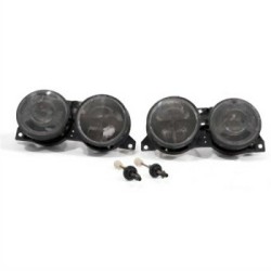 مجموعة المصابيح الأمامية السوداء BMW E30 63121386753 DEPO