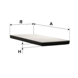 Filtro de aire acondicionado BMW E32 E34 64311390870 FILTRON