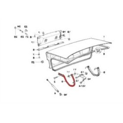 Bisagra trasera del maletero BMW E34 derecha 41628117858