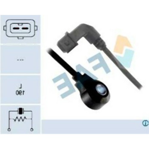 BMW E34 E36 M43 Sensor de revoluciones de golpe 12141739368 FAE