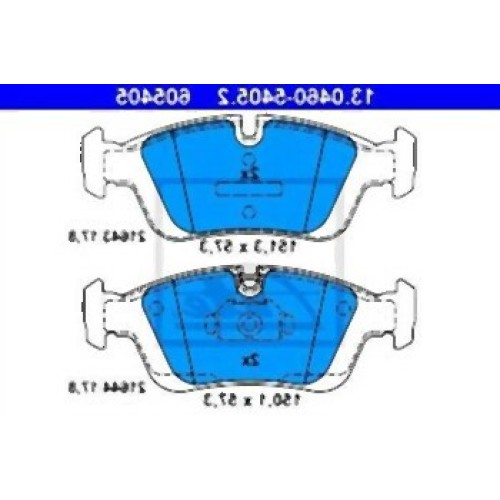 وسادات الفرامل الأمامية BMW E36 E46 E85 Z3 34116761244 ATE