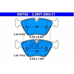 وسادات الفرامل الأمامية BMW E39 34116761278 ATE