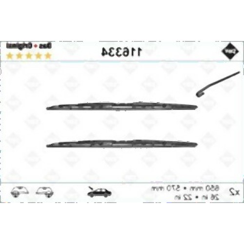 Kit de limpiaparabrisas BMW E39 61619070579 SWF