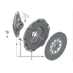 BMW E46 E87 E60 E61 E90 E91 M47N M47N2 طقم القابض 21207575556