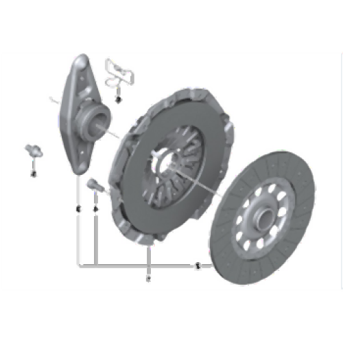BMW E46 E87 E60 E61 E90 E91 M47N M47N2 طقم القابض 21207575556