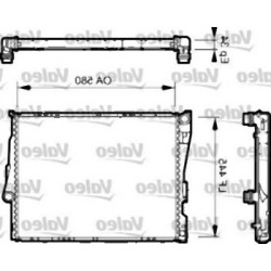 BMW E46 E85 E86 Radiador 17119071517 VALEO