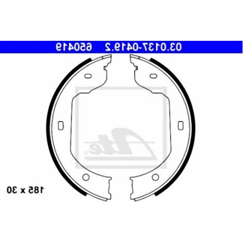 Pastilla de freno de mano para BMW E39 M5 E46 M3 E53 E60 E61 E63 E64 E65 E66 E83 E85 E86 34416761293 ATE