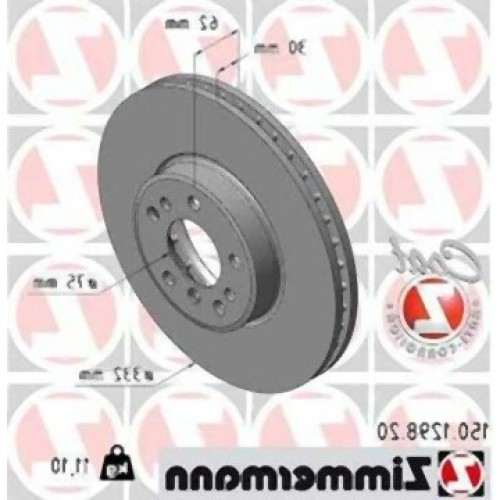 مجموعة أقراص الفرامل الأمامية BMW E53 E83 34116859679 ZIMMERMANN