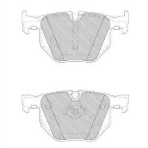 وسادات الفرامل الخلفية BMW E60 E61 E63 E64 34216763044 JURID