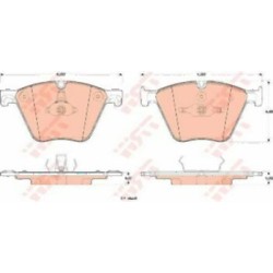 BMW E70 E71 F01 F02 F07 F15 F16 5.0 وسادات الفرامل الأمامية 34116794464 TRW