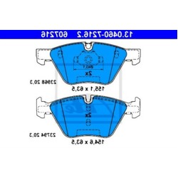 وسادات الفرامل الأمامية BMW E81 E82 E87 E88 E89 E90 E91 E92 E93 E94 34116777772 ATE