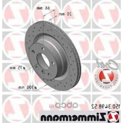BMW E81 E82 E87 E88 E90 E91 E92 E93 F20 F21 F22 F23 F30 F31 F32 F36 قرص فرامل خلفي مجموعة الهواء 34216855007m ZIMMERMANN