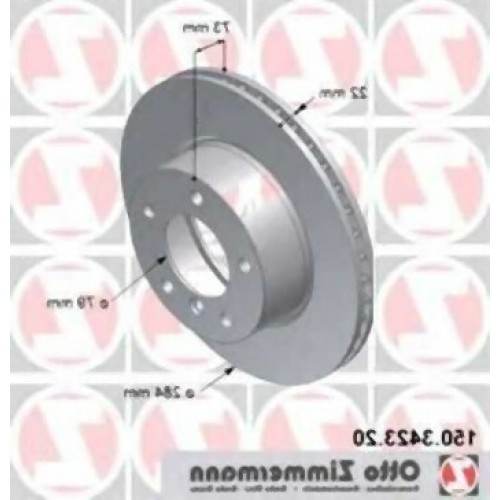 مجموعة أقراص الفرامل الأمامية BMW E81 E87 F20 F21 F22 F23 34116854996 ZIMMERMANN