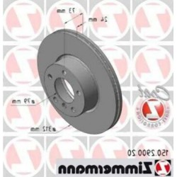 BMW E81 E82 E84 E87 E88 E90 E91 E92 E93 مجموعة قرص الفرامل الأمامية 34116854999m ZIMMERMANN