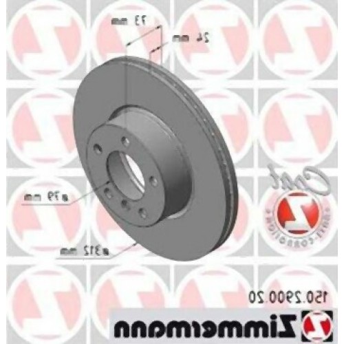BMW E81 E82 E84 E87 E88 E90 E91 E92 E93 مجموعة قرص الفرامل الأمامية 34116854999m ZIMMERMANN