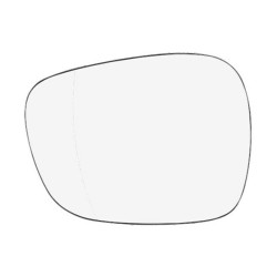 BMW E84 F25 Antes de 04 2014 Cristal de espejo retrovisor exterior derecho 51162991660