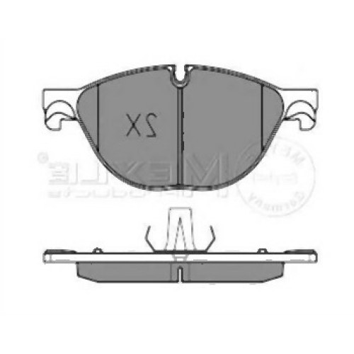 وسادات الفرامل الأمامية BMW F01 F02 F07 F10 F11 F12 F13 34116851269 MEYLE