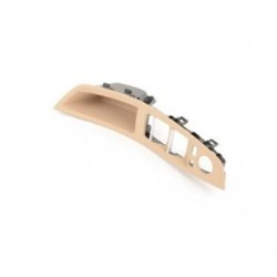 مقبض سحب باب BMW F10 F11 وإطار زر النافذة قابل للطي باللون البيج 51417225875