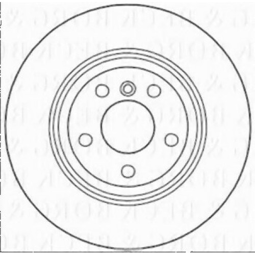 مجموعة أقراص الفرامل الأمامية BMW F10 F11 34116794429 BORG&BECK