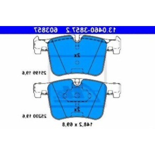 BMW F20 F21 F22 F23 F25 F26 F30 F31 F32 F33 F34 F36 الفرامل الأمامية 34106859181 ATE
