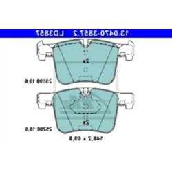 BMW F20 F21 F22 F23 F25 F26 F30 F31 F32 F33 F34 F36 وسادة الفرامل الأمامية سيراميك 34106859181 ATE