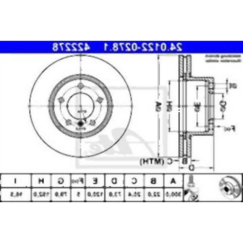 مجموعة أقراص الفرامل الأمامية BMW F20 F21 F30 F31 F32 F33 F34 F36 34116792217 ATE