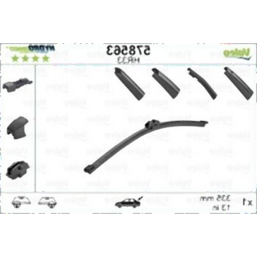 BMW F25 Limpiaparabrisas Trasero 61627213241 VALEO