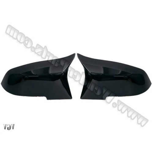 BMW F30 F31 F32 F33 F80 F82 F83 F87 M3 M4 بات غطاء مرآة لمعان البيانو الأسود مجوهرات 51168059545