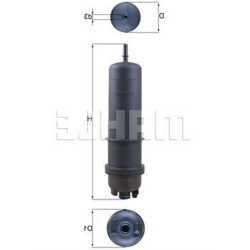 BMW G01 G02 G05 G06 G07 G11 G12 G20 G21 G30 G31 G32 B47 B57 فلتر وقود الديزل 13328591019 MAHLE