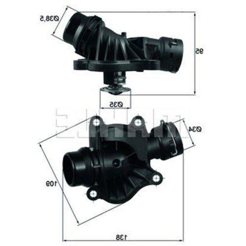 BMW M47N M47N2 M57N M57N2 Termostato 11517805811 MAHLE
