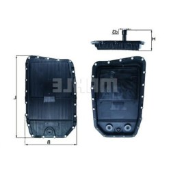 BMW M57N M57N2 N57 Caja De Transmisión Automática Con Filtro 24152333903 MAHLE