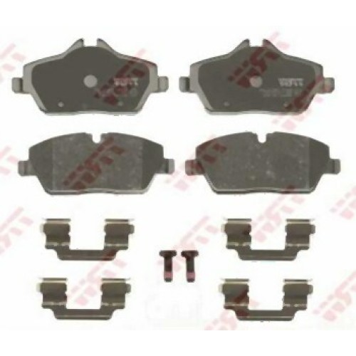 BMW MINI E81 E82 E87 E88 R56 R57 R58 R59 R60 R61 F54 F55 F56 F57 وسادة الفرامل الأمامية 34116774050 TRW