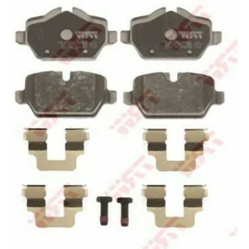 BMW MINI E81 E87 E90 E92 R60 R61 وسادات الفرامل الخلفية 34216788183 TRW