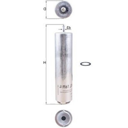 BMW MINI M47N2 M57N M57N2 N47 N47S1 N57 N57N N57S N57Z فلتر الديزل 13327811227 MAHLE