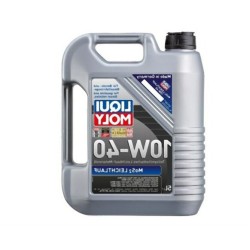 LIQUI MOLY 10W40 زيت المحرك MoS2 LEICHTLAUF تخليقي جزئيًا 5 لتر 2184 LIQUIMOLY