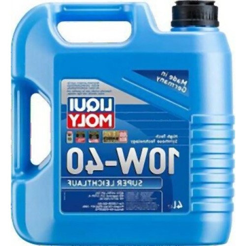 Aceite de motor Liqui Moly 10W40 sintético SUPER LEICHTLAUF 4lt 9504 LIQUIMOLY