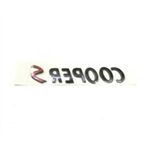 حروف الباب الخلفي الصغير باللون الأسود 51142755618