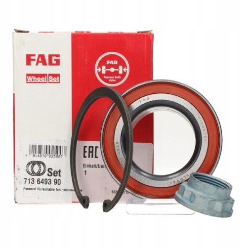Bmw 1 Series E81 هيكل العجلة الخلفية محمل المحور الكروي Fag
