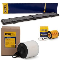 Bmw E87 Case 118i طقم فلتر الصيانة الدورية Hengst خالي من الزيت. 11427508969