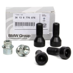 Juego de pernos de rueda bloqueados con caja Bmw Serie 1 F20 Oem 36136776076