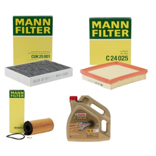 Bmw F20 Chasis 116i B38 Motor Mantenimiento Periódico Filtros Set Mann