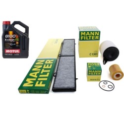 Bmw E87 Case 116i مجموعة فلاتر الصيانة الدورية Motul 5W30 11427508969