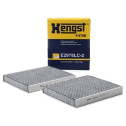 Bmw 5 Series F10 Case الكربون مكيف الهواء مرشح حبوب اللقاح مزدوج Hengst