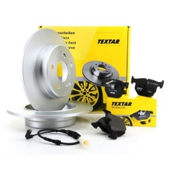 Bmw 3 Series E90 Case 316i قرص فرامل خلفي ومجموعة وسادة Textar