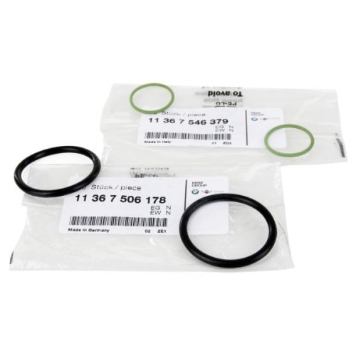 Bmw E90 Case 320i Spark Plug Pipe Olring Gasket Set OEM 11377514007 11377514008