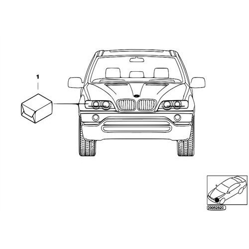 BMW Head LightSari Sinyalli-Set E53 X5 63120141937 63120007011
