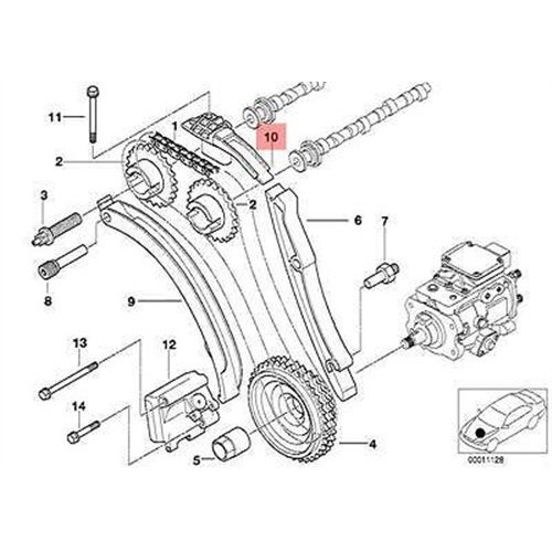 BMW Tensor Cadena M47 24892 11312247280